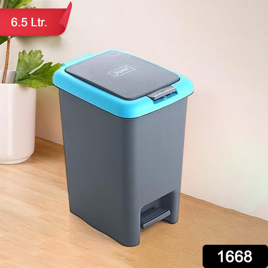 Apex Plastic Push Pedal Dust Bin 6.5L - lifestyle