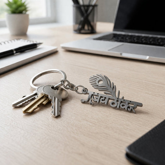 metal jay thakar keychain