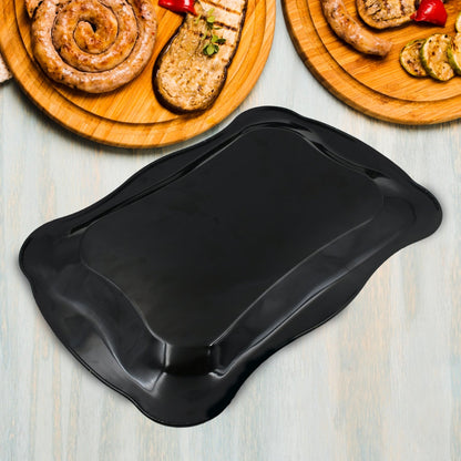 Stainless Steel Serving Tray (18 x 8.5 Inch / 1 Pc)