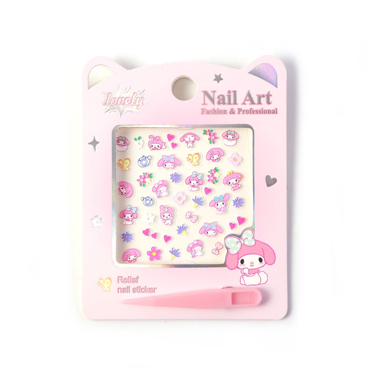 decorative nail stickers cartoon design