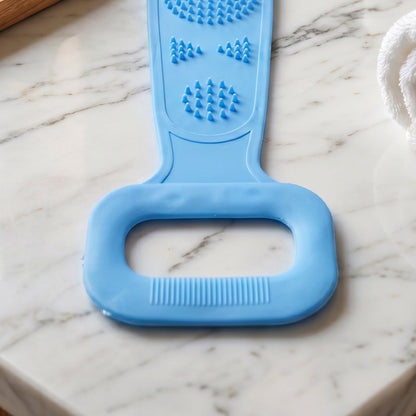 Silicone scrubber texture and bump pattern close-up
