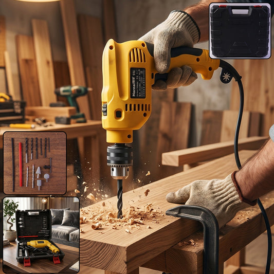 Heavy Duty Electric Drill Machine Tool Kit main image SKU 17054