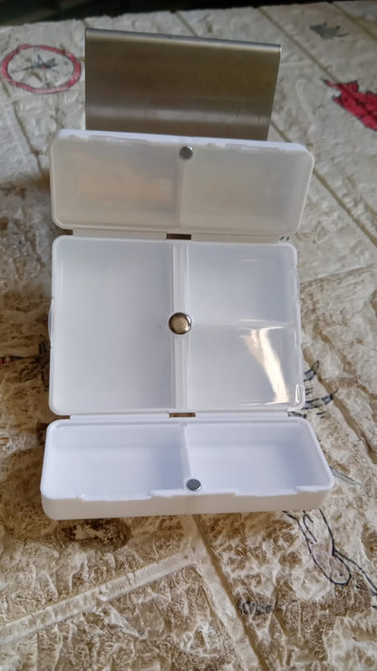 Magnetic Pill Organizer, Medicine Box (1 Pc)