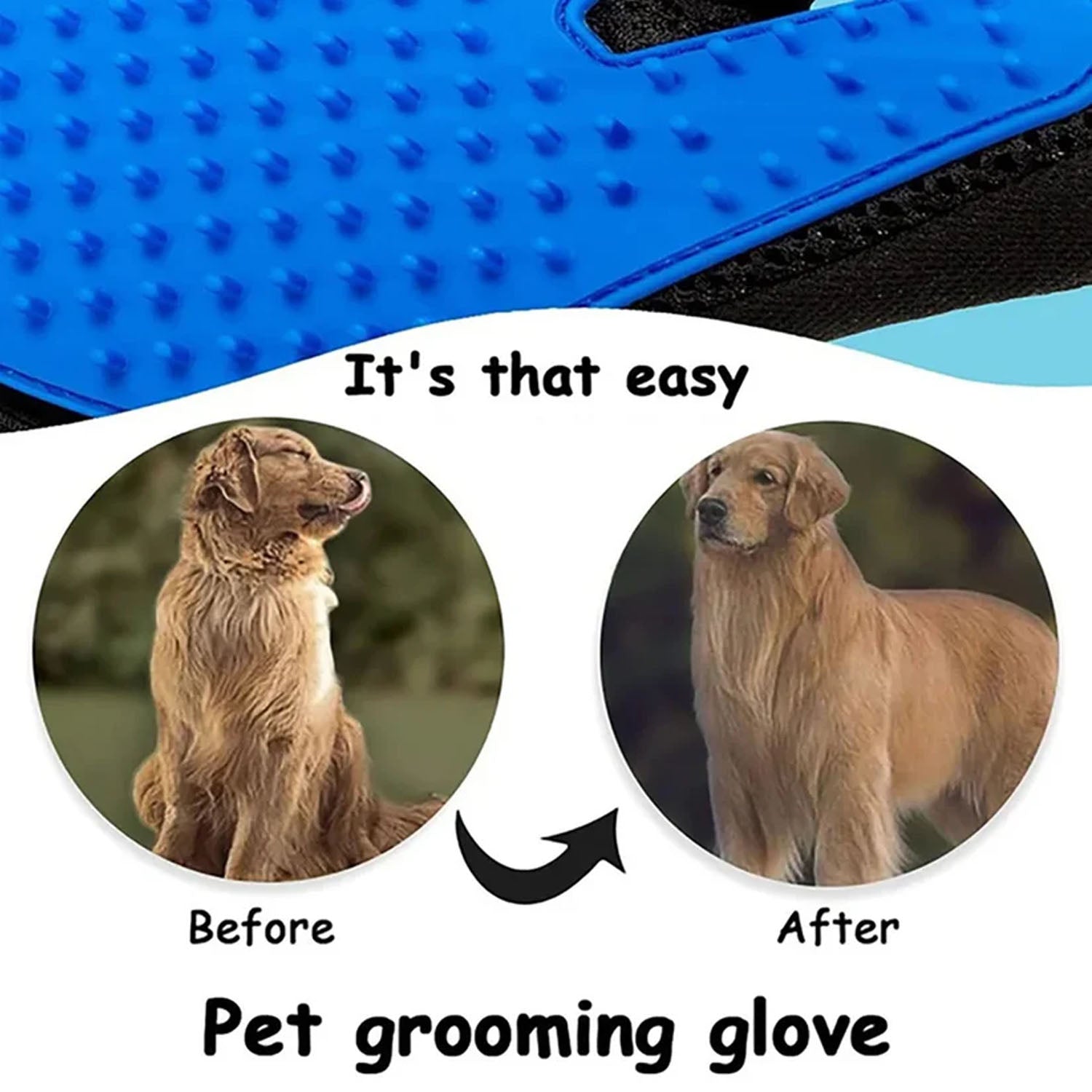 Pet bath massage grooming glove