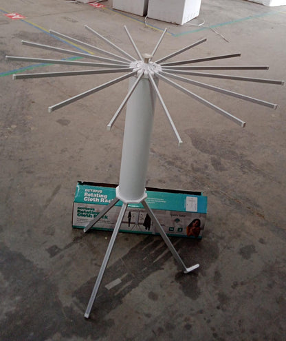rotating laundry drying rack
