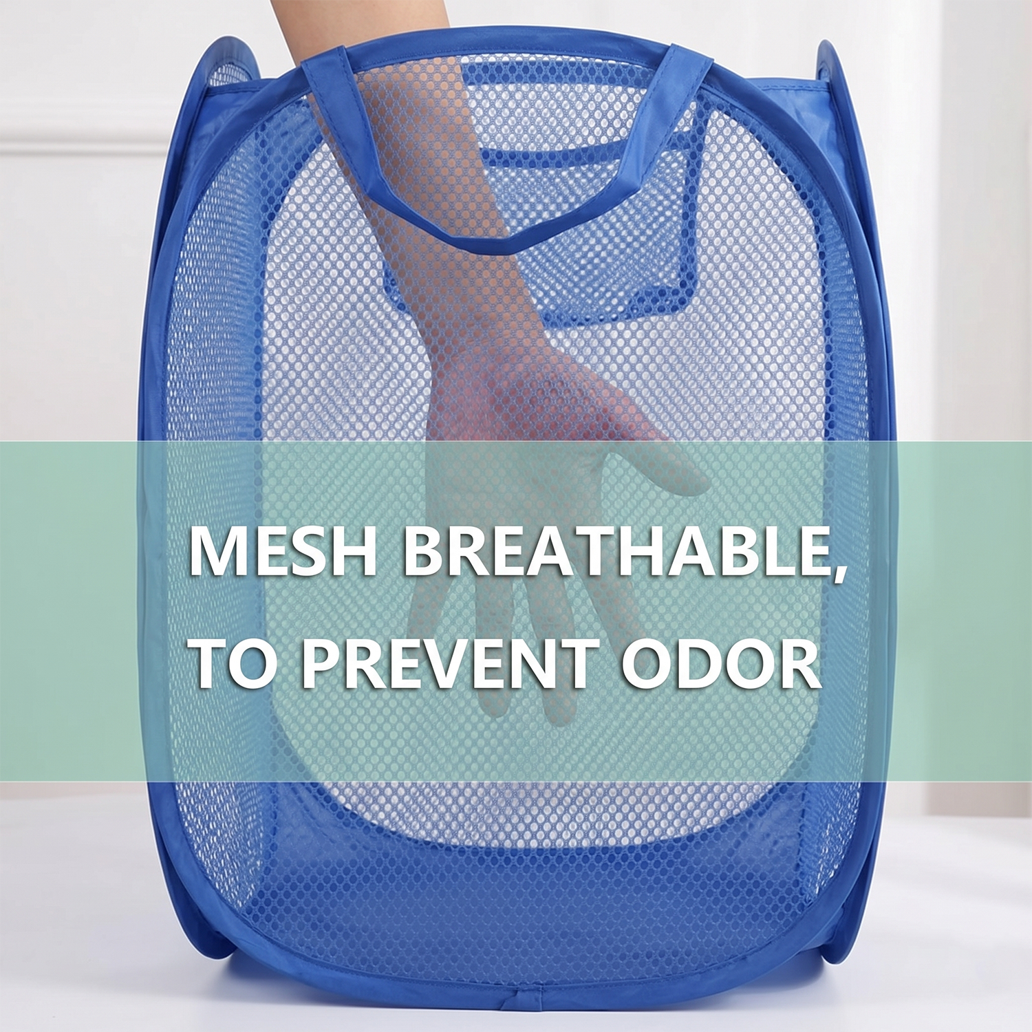 space saving laundry basket