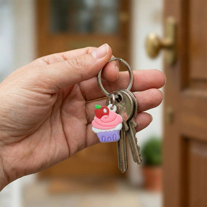 cupcake design key holder