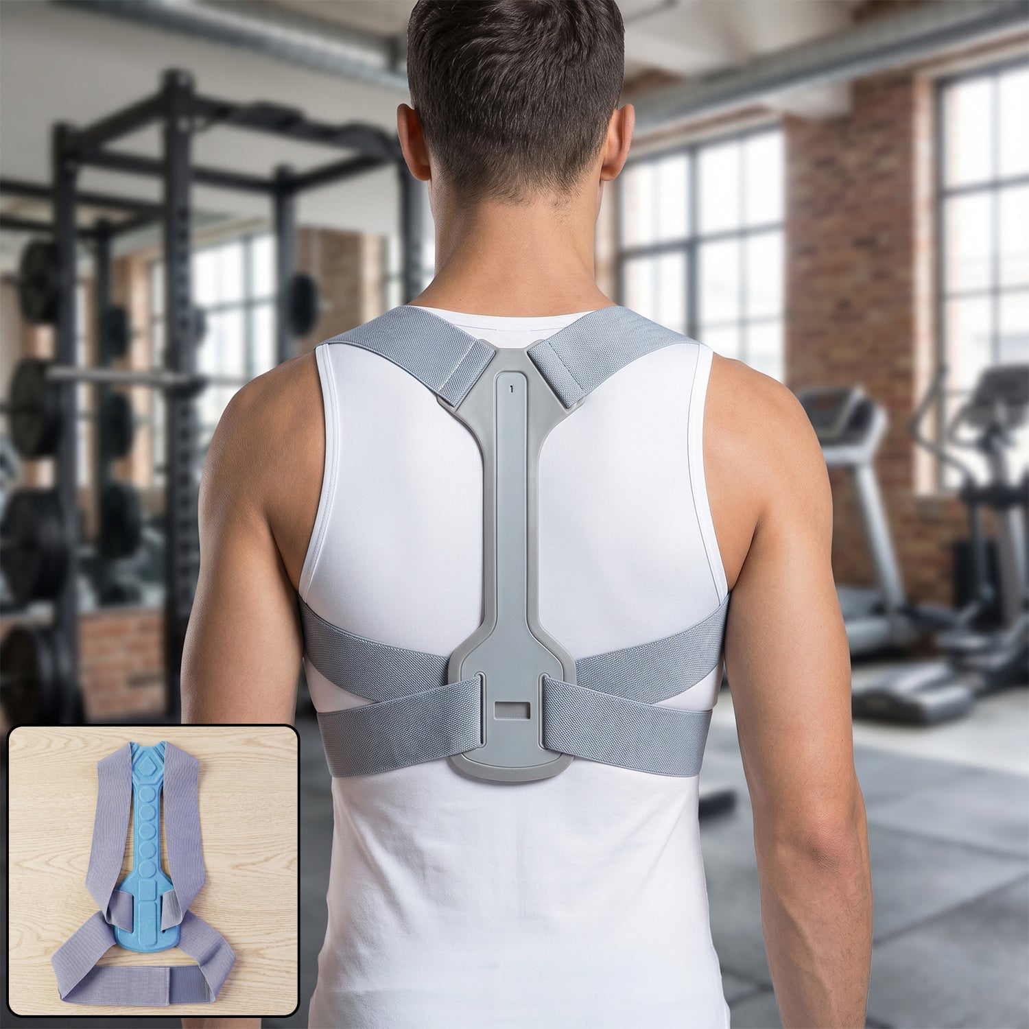 Large back posture belt