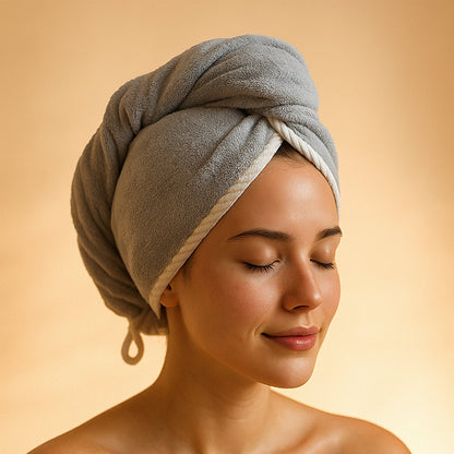  Hair Drying Magic Hair Cap Towel - angle