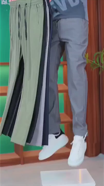 Men’s Lycra Solid Track Pants Combo (Pack of 2)